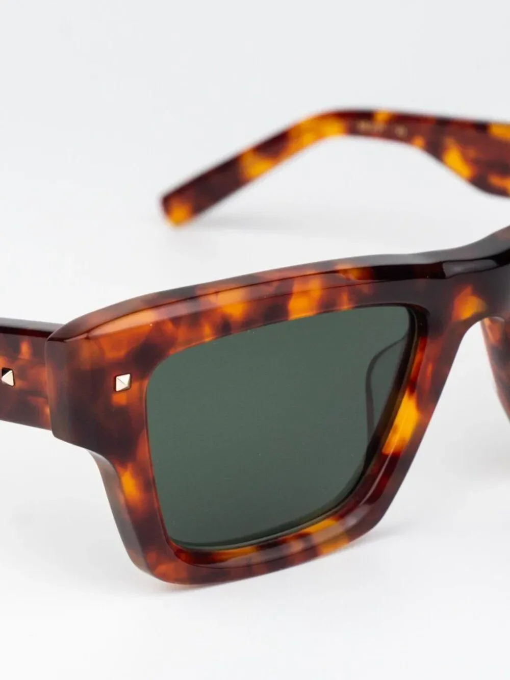 Valentino Men Sunglasses Havana Green Square XXII VLS-106 X